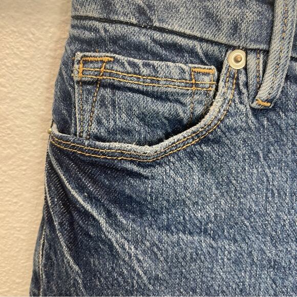 GA Good Classic Raw Hem High Rise Jeans size 0 waist 25 - Picture 5 of 13